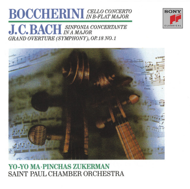 Boccherini: Cello Concerto; J.C. Bach: Sinfionia Concertante (Remastered) cover art