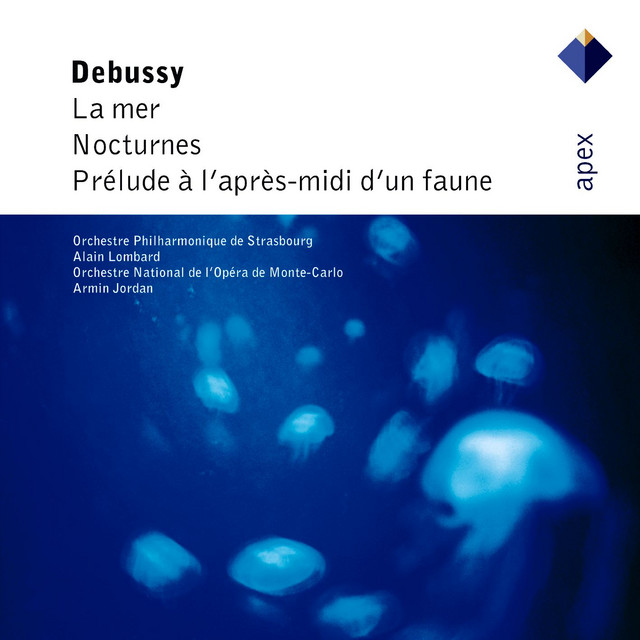 Debussy: La Mer, Nocturnes & Prélude à l'après-midi d'un faune cover art