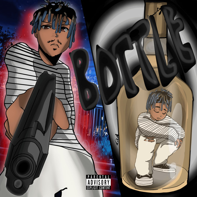 Bottle cover art