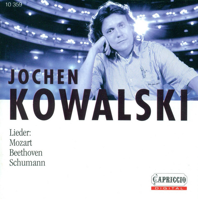 Vocal Recital: Kowalski, Jochen - Schumann, R. / Myslivecek, J. / Mozart, W.A. / Beethoven, L. Van cover