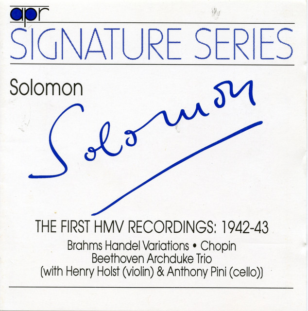 The First HMV Recordings (Recorded 1942-1943) cover art