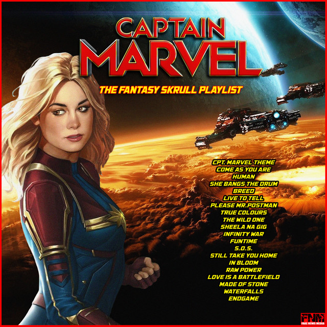 Captain Marvel - The Fantasy Skrull Playlist cover