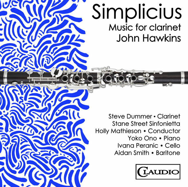 Music for Clarinet by John Hawkins, Vol. 1: Simplicius cover