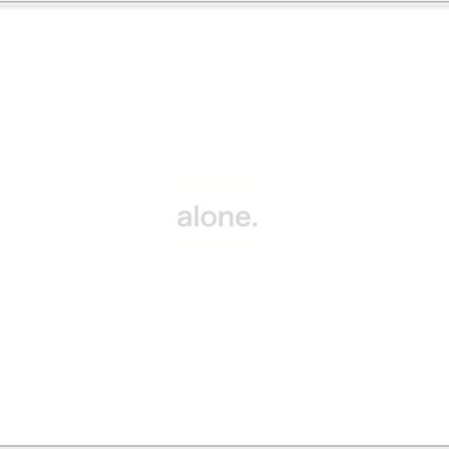 Alone cover art