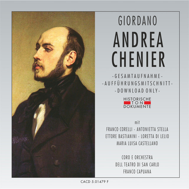 Umberto Giordano: Andrea Chenier cover art