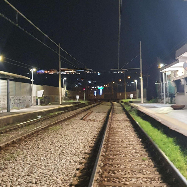 train station cover art