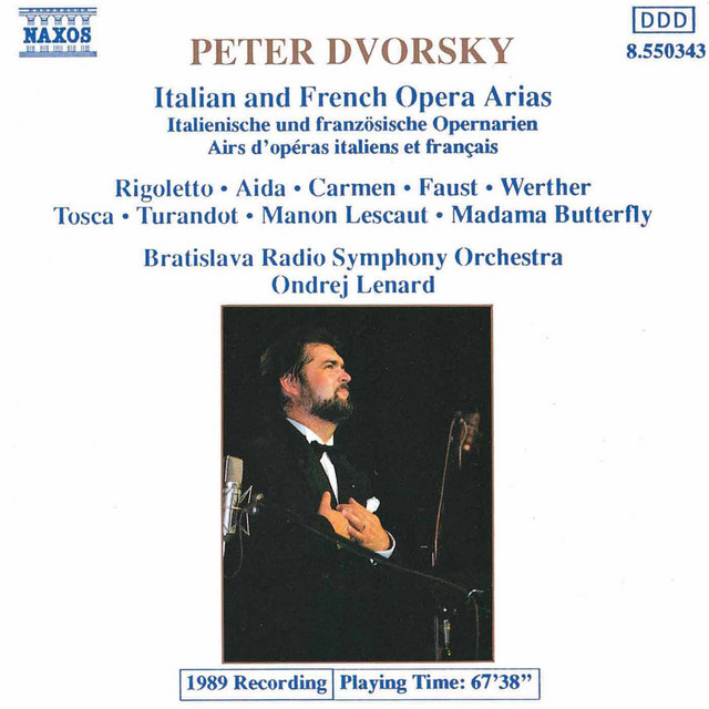 Peter Dvorsky Operatic Recital
