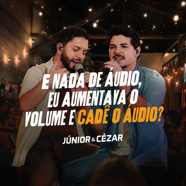 E nada de áudio, eu aumentava o volume e cadê o áudio?