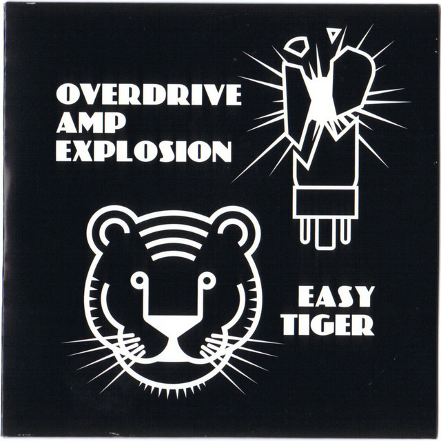 Overdrive Amp Explosion/Easy Tiger - Split Vinyl cover art