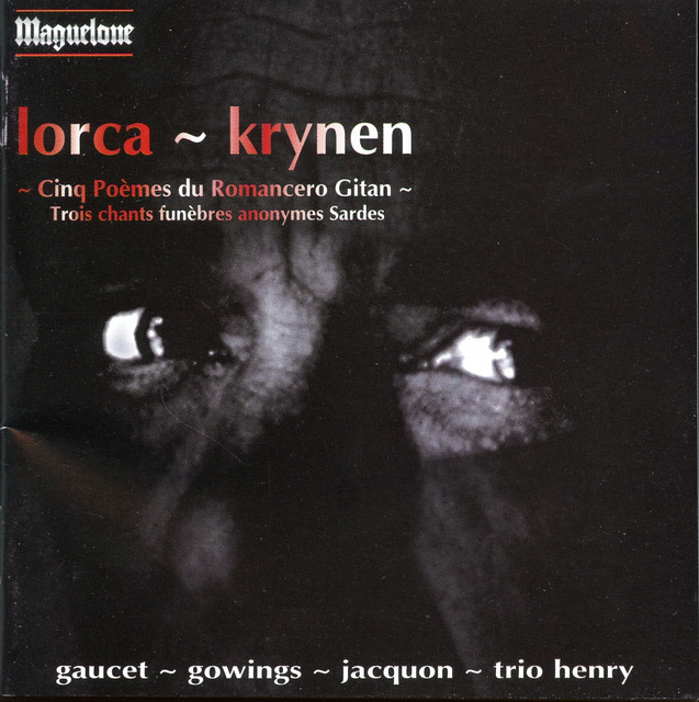 Lorca: Romancero gitano - Krynen: 3 Chants Funebres cover art
