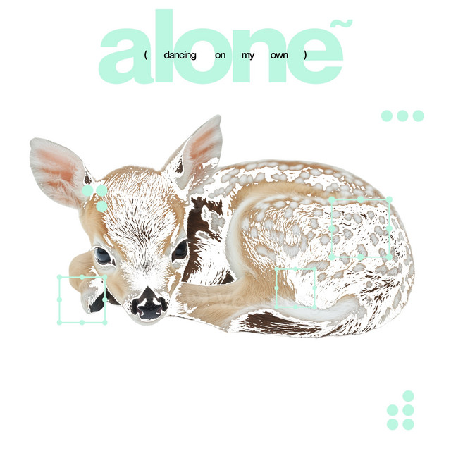 alone (dancing on my own) cover art