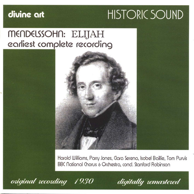 Mendelssohn, Felix: Elijah cover art