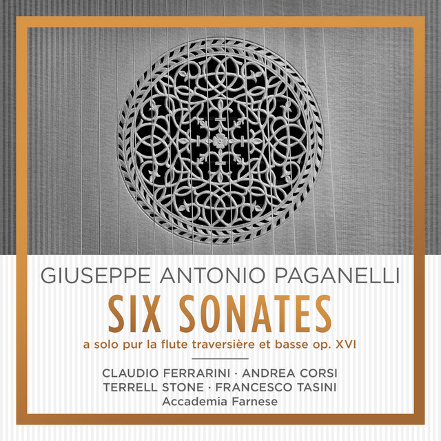 Paganelli: Six Sonates a solo pur la flute traversière et basse op. XVI cover art