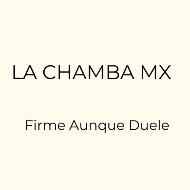 Album cover for Firme Aunque Duele by La Chamba MX