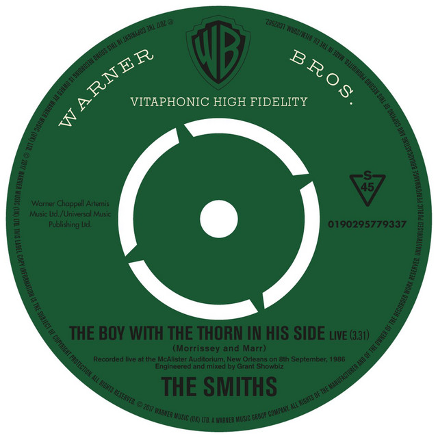The Boy with the Thorn in His Side (Live) - Single by The Smiths 