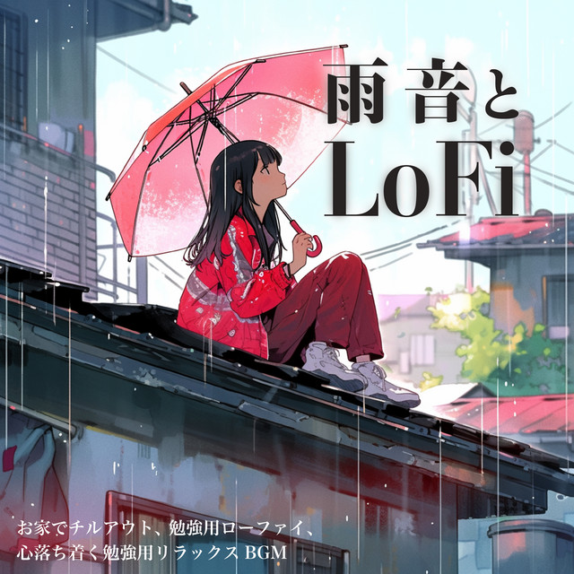 Rain Sound and LoFi: Chill out at home, lo-fi for study, relaxing background music for calming study cover art
