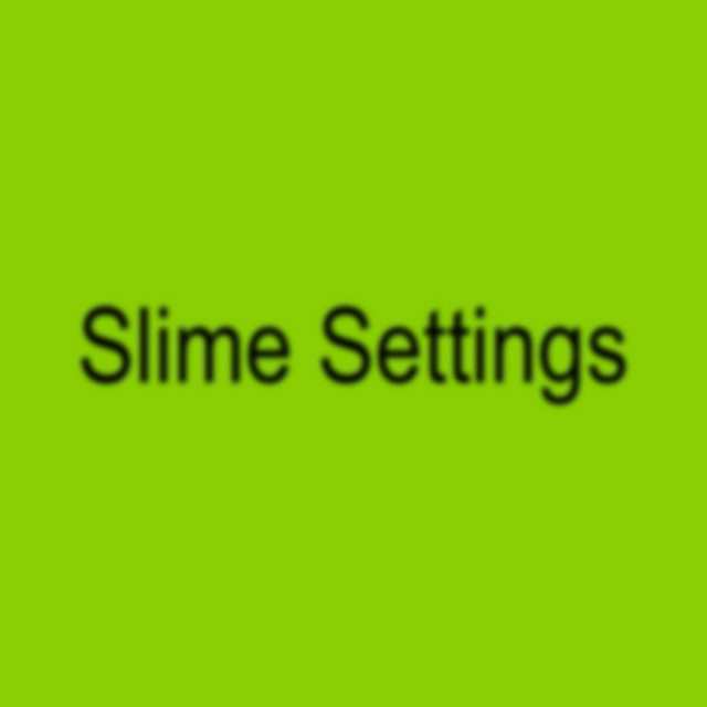 Slime Settings (reloaded) cover art