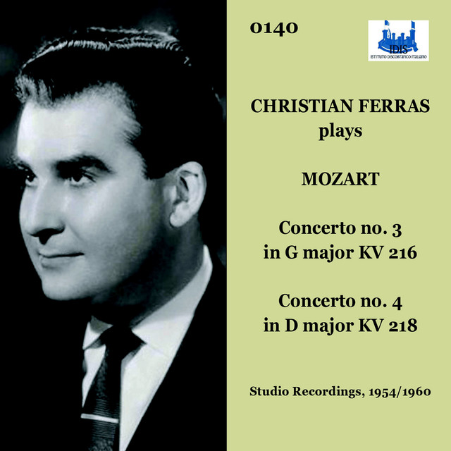 Christian Ferras plays Mozart (Studio Recording)