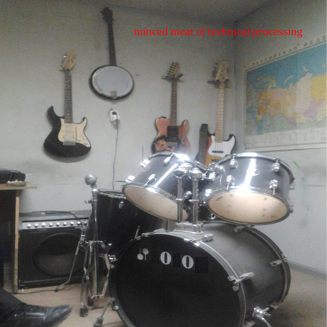 minced meat of technical processing cover