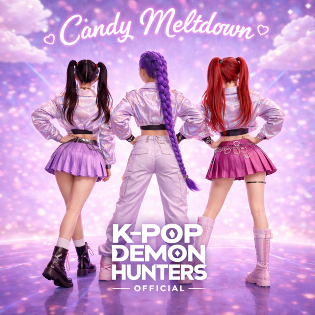 Album cover for Candy Meltdown by K-Pop Demon Hunters OFFICIAL