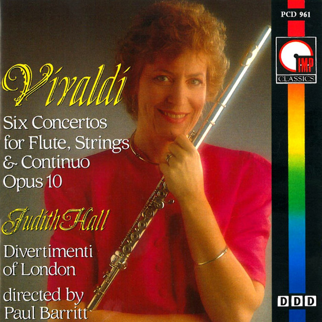Vivaldi: Six Concertos for Flute, Strings & Continuo cover art