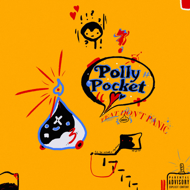 Polly Pocket/Don't Panic cover art