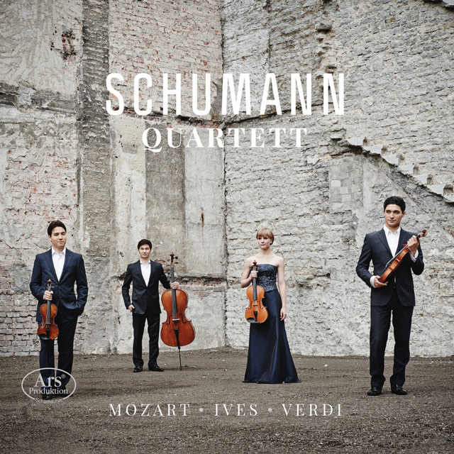 Mozart, Ives & Verdi: String Quartets cover art