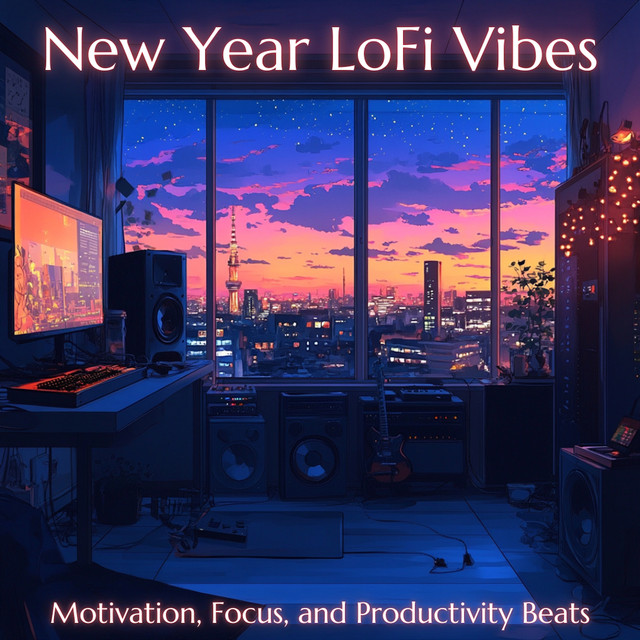 New Year LoFi Vibes – Motivation, Focus, and Productivity Beats cover art