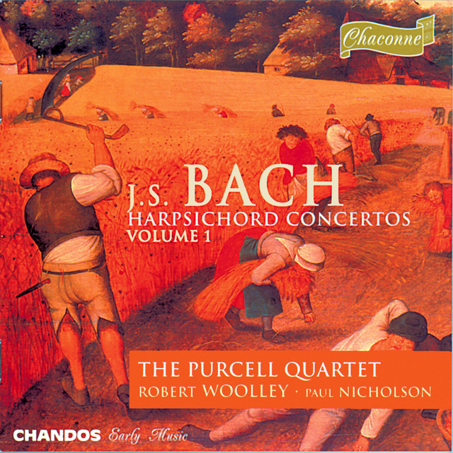 J. S. Bach: Concertos for Harpsichord & Strings, Vol. 1 cover art