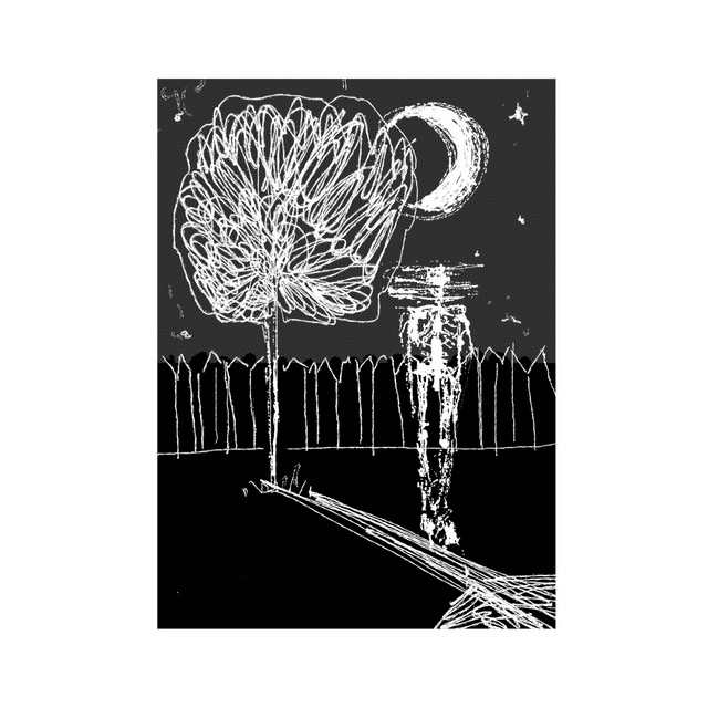 Monochrome cover art