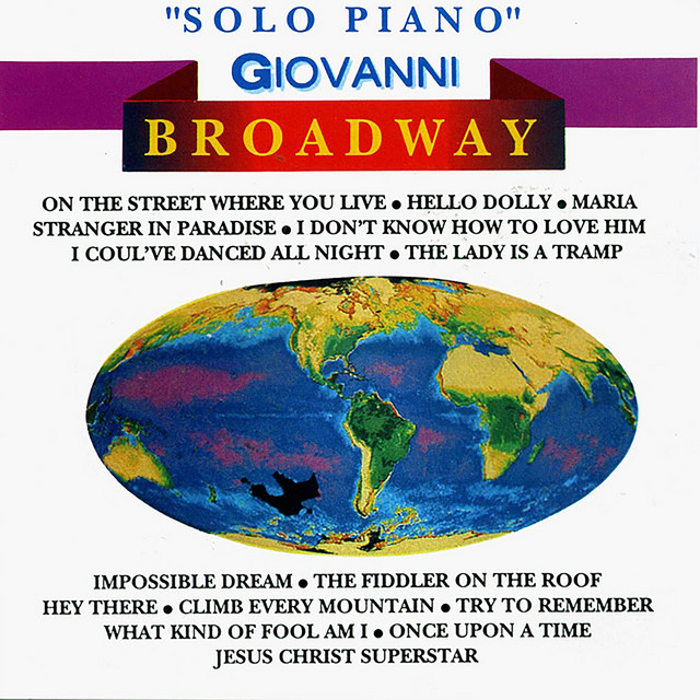 Solo Piano Broadway Themes ll cover art