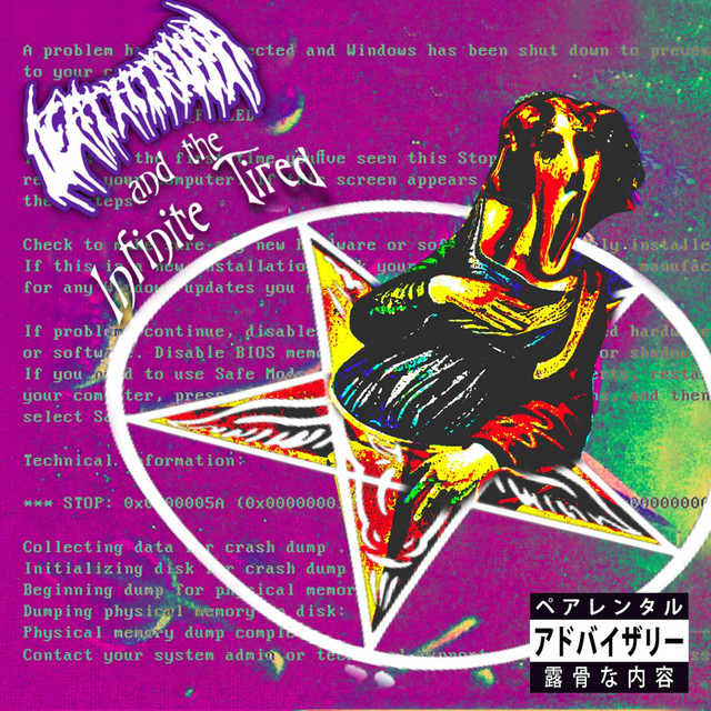 DEATHTRIPPA AND THE INFINITE TIRED cover