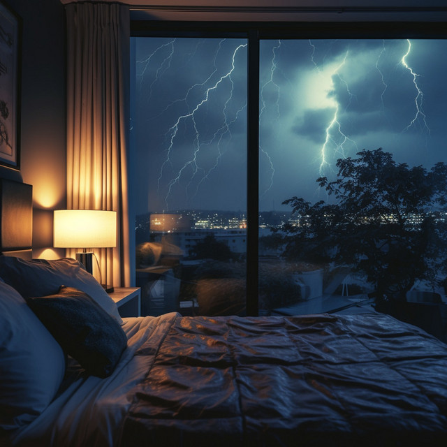 Nocturnal Thunder: Tranquil Sleep Amidst the Tempest cover art