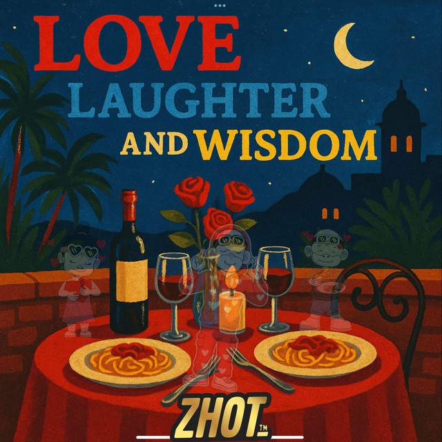 Love Laughter Wisdom Zhot the Romantic cover art