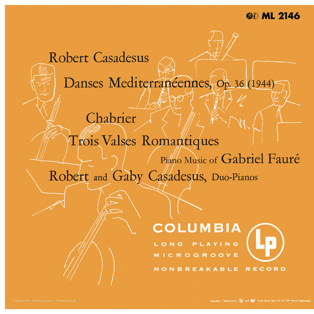 Casadesus: 3 Danses méditerranéennes - Chabrier: 3 Valses romantiques - Fauré: Dolly Suite (Remastered) cover art