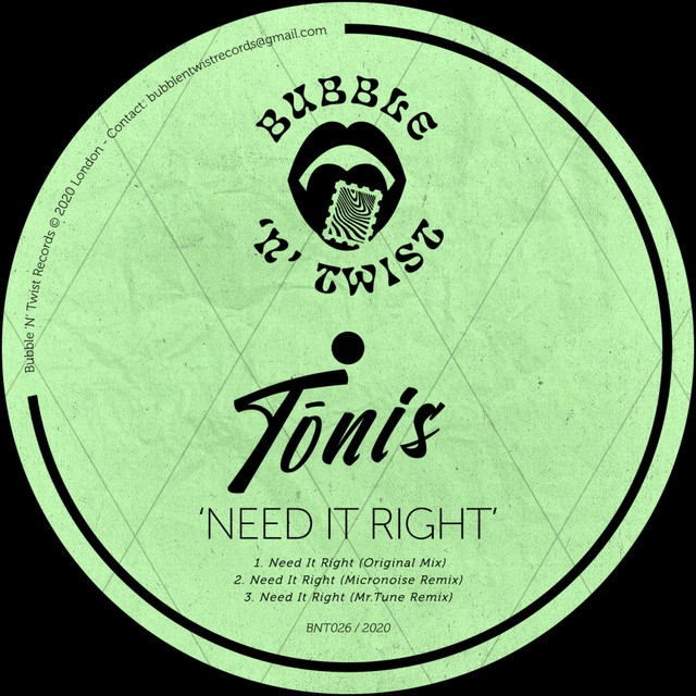 Need It Right - Mr.Tune Remix cover art