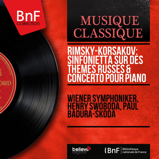 Rimsky-Korsakov: Sinfonietta sur des thèmes russes & Concerto pour piano (Mono Version) cover art