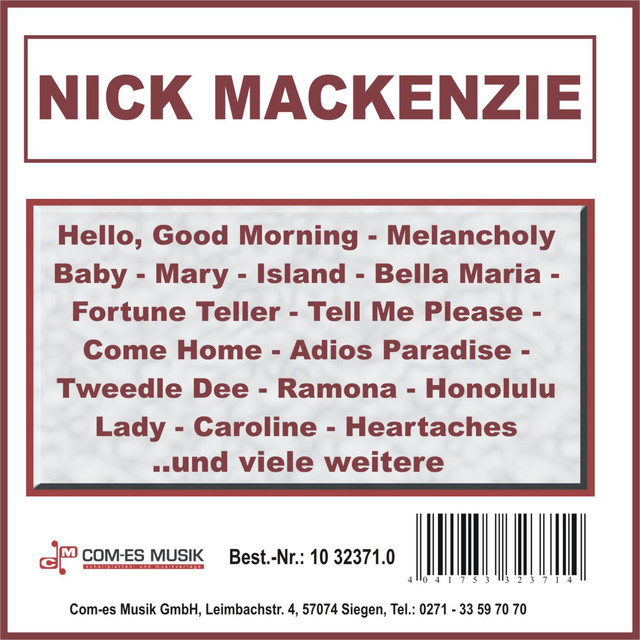 Nick Mackenzie cover art