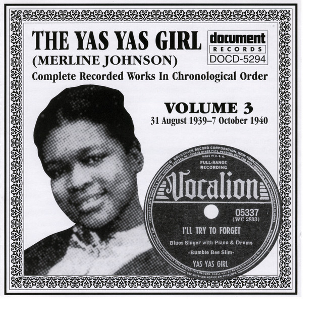 The Yas Yas Girl (Merline Johnson) Vol. 3 1939-1940