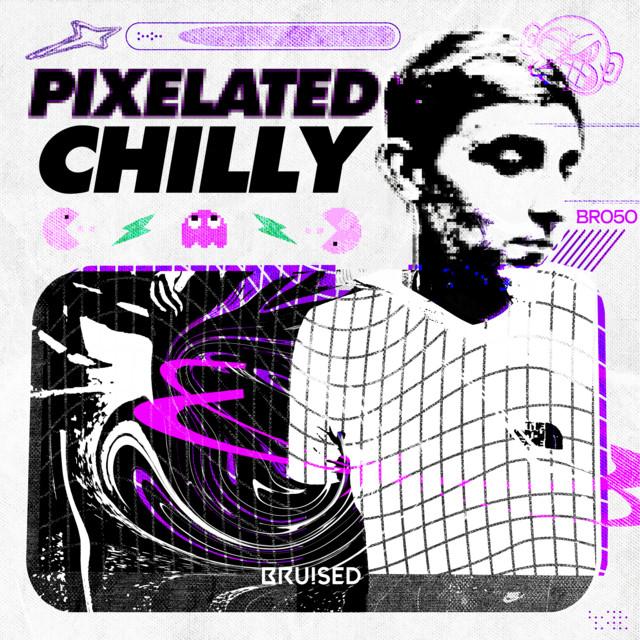 Pixelated cover art