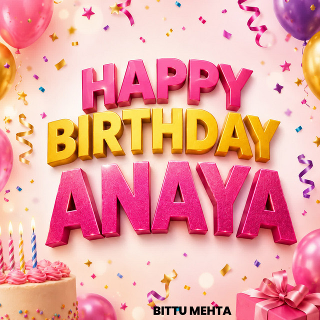 Happy Birthday Anaya