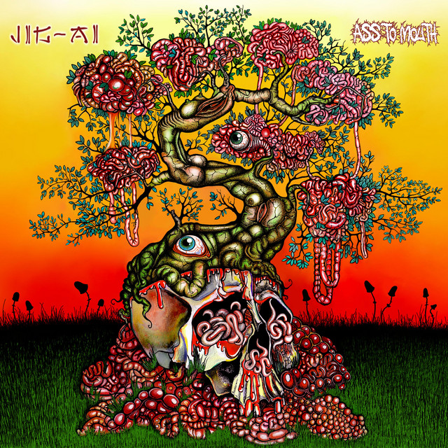 JIG​-​AI / ASS TO MOUTH Split 10"LP (Jig​-​Ai part) cover art