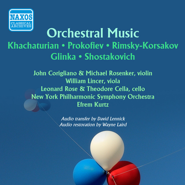 Prokofiev - Shostakovich - Rimsky-Korsakov - Tchaikovsky - Glinka: Russian Music (Recorded 1946, 1947) cover art