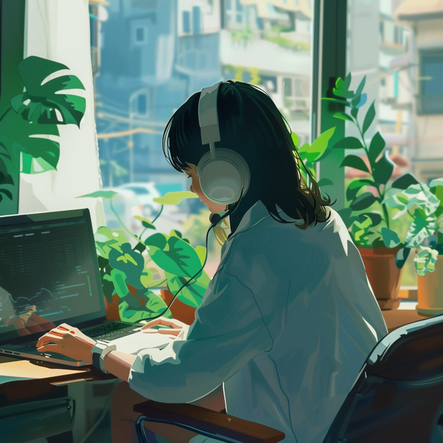 Lofi Focus Beats: Calming Sounds for Concentrated Work cover art