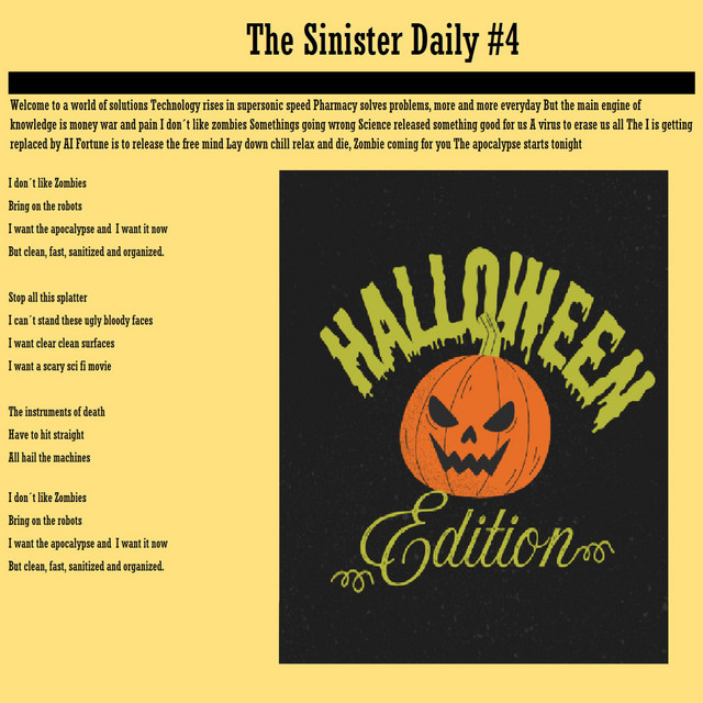 I Don´t Like Zombies (The Sinister Daily #4)