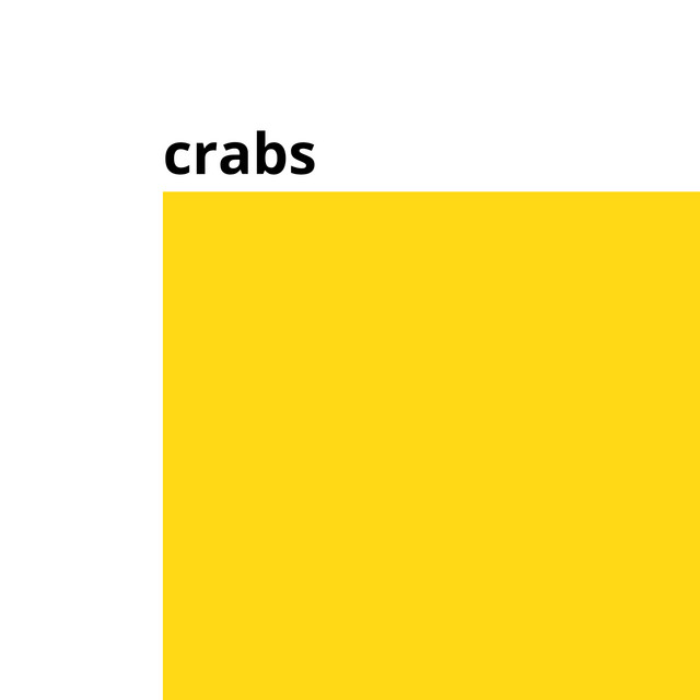 crabs cover art