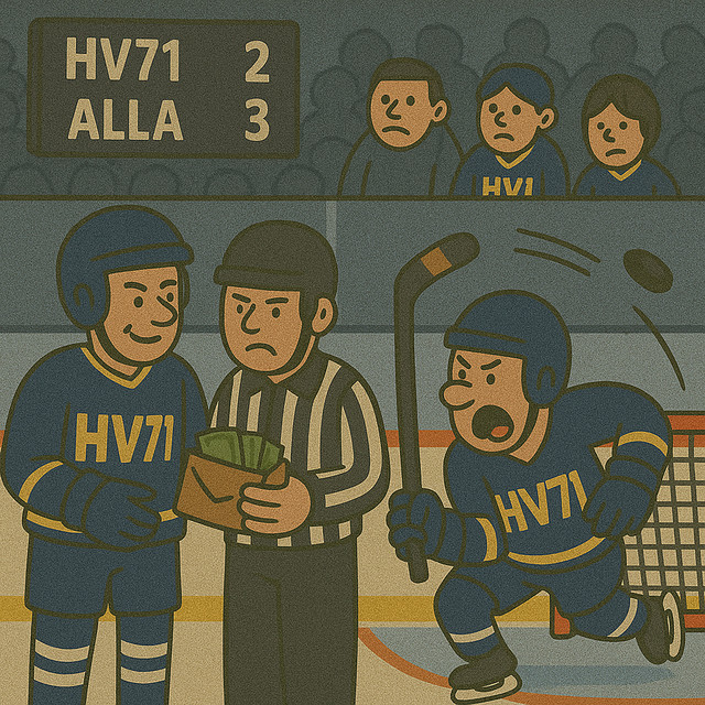 HV71 åker ur iår cover art