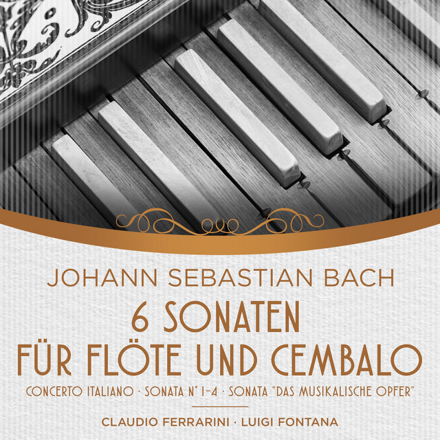 J. S. Bach: 6 Sonaten für Flöte und Cembalo cover art