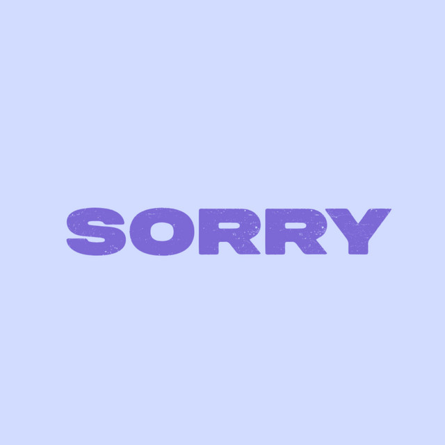 Sorry cover art