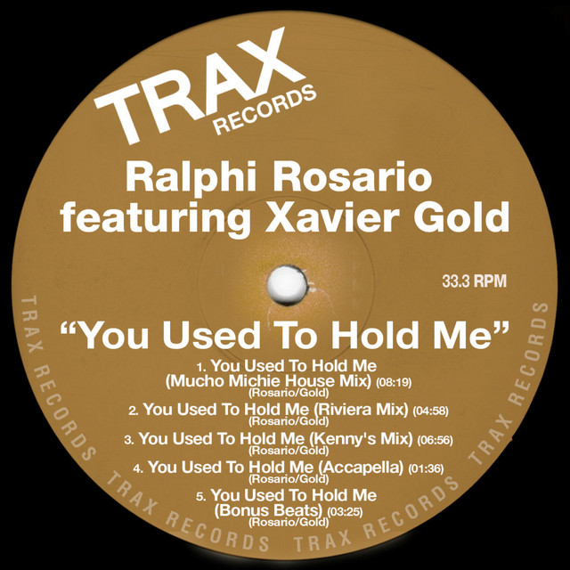 You Used To Hold Me - Riviera Mix